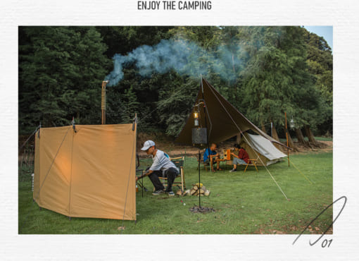 Bình phong chắn gió bên lều Glamping Naturehike NH20TM088