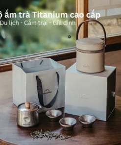 Ấm trà Titanium Naturehike Glamping CNK2450CF025