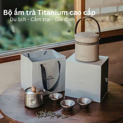 Ấm trà Titanium Naturehike Glamping CNK2450CF025