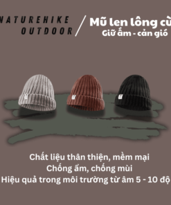 Mũ len lông cừu giữ ấm Naturehike CYY2341LF018